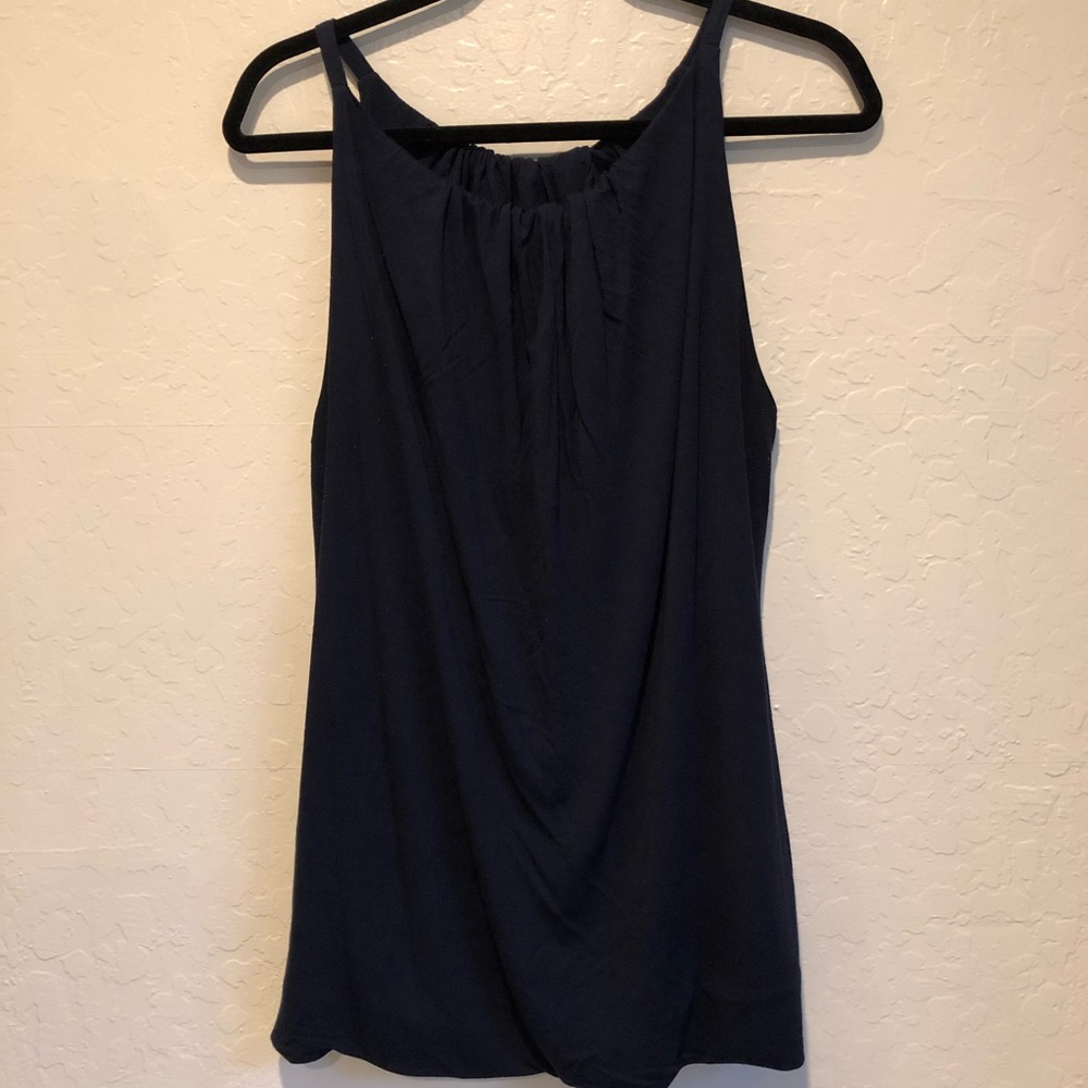 CAbi navy fifth avenue tank size XL